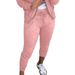 Women's Pink Jogger Pants